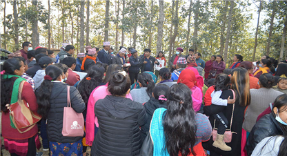   अवलोकनका लागि आकर्षण बनेको सामुदायिक वन